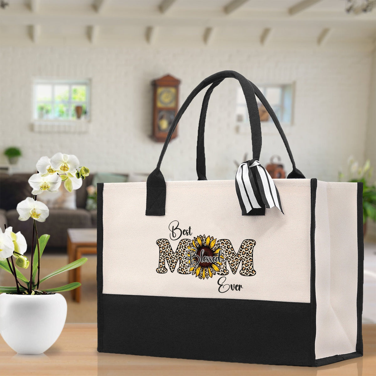 Mom Tote Bag Mama Tote Mom Stuff Bag Mommy Bag Dog Mom Gift Dog
