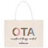 a tote bag with the words otta on it