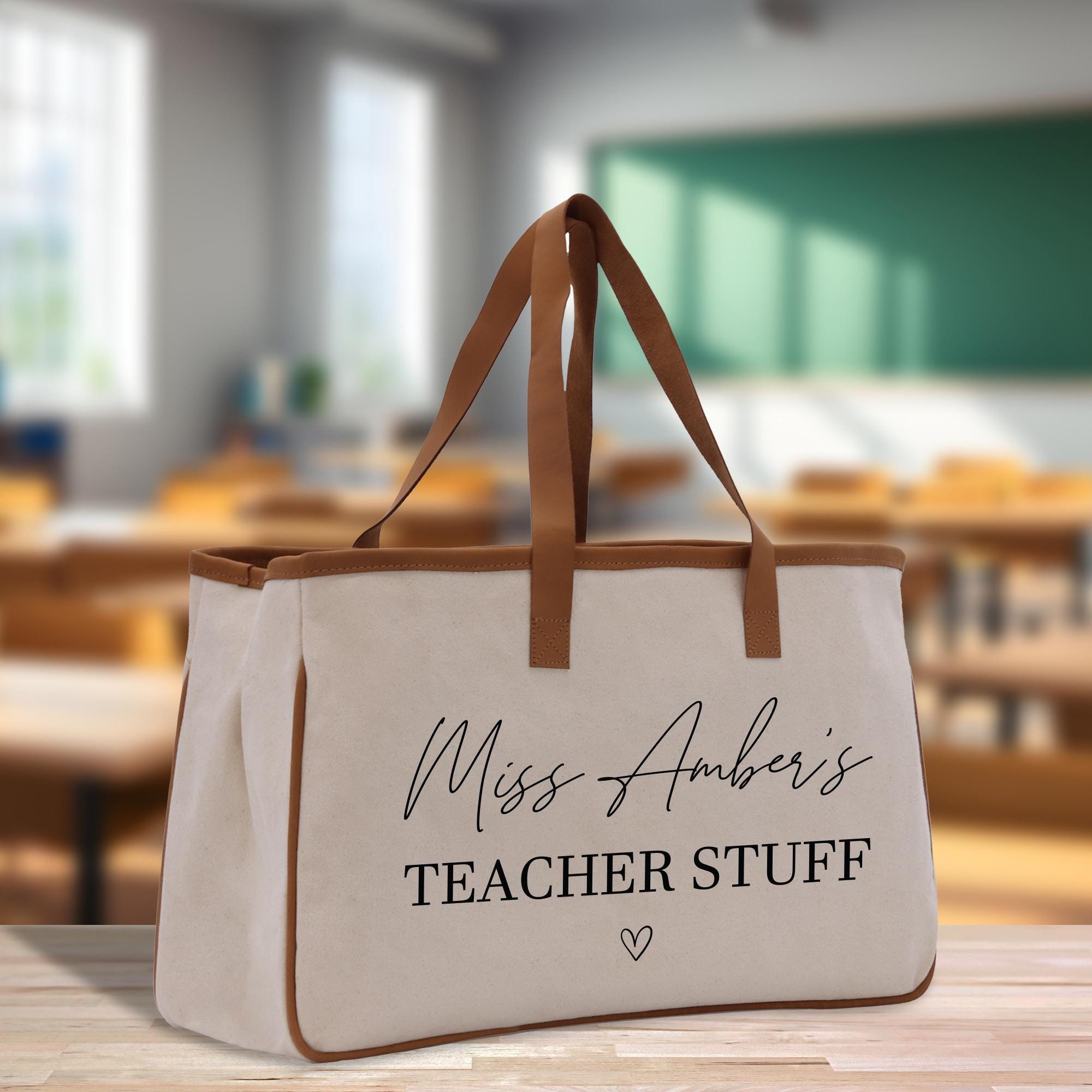 a canvas bag with a message on it