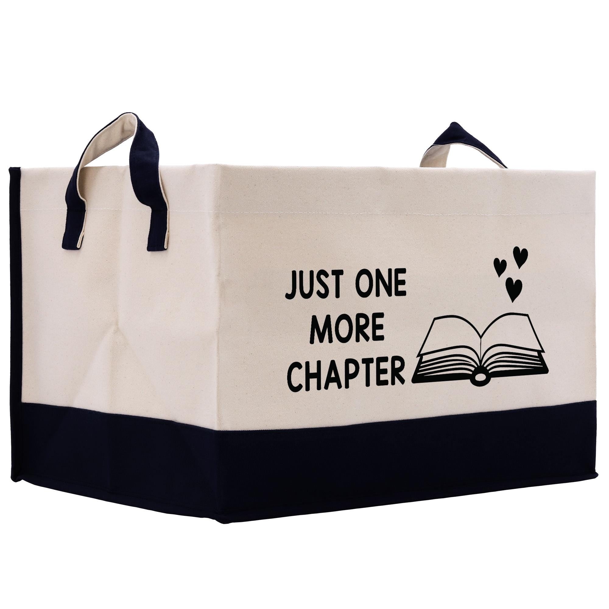 a bag with a book and hearts on it