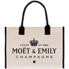 a tote bag with a crown on it