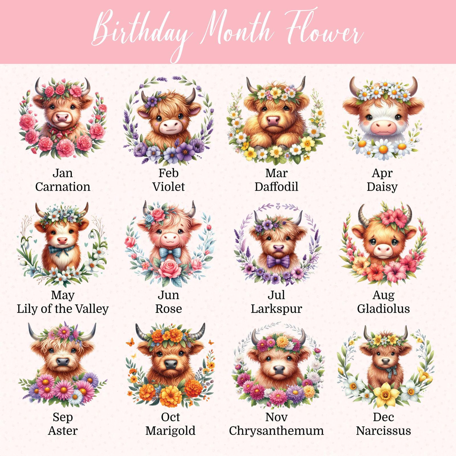 a birthday card with a bunch of animals on it