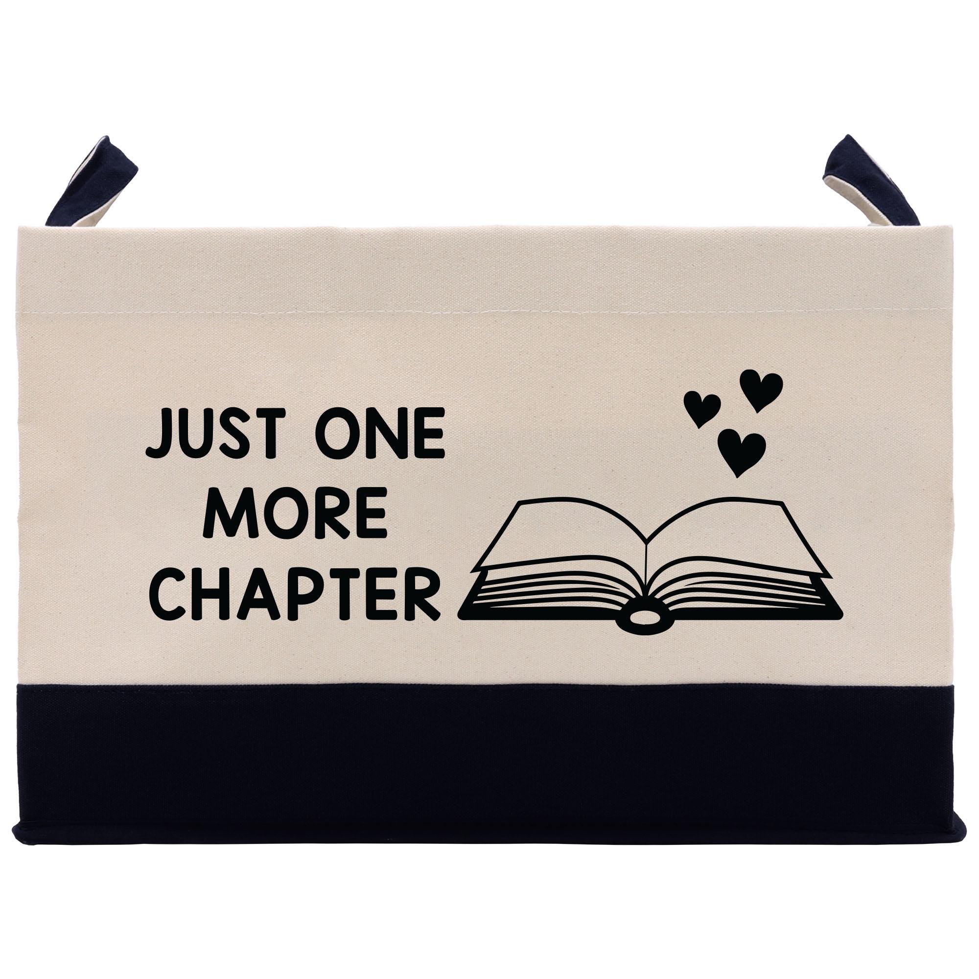 a bag with a book and hearts on it