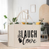 a bag that says live laugh laugh laugh laugh laugh laugh laugh laugh laugh laugh laugh