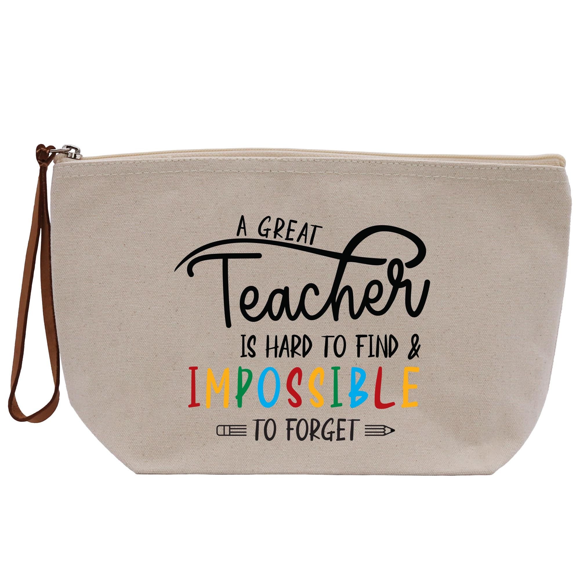 a canvas bag with a quote on it