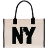 a new york bag with the statue of liberty on it