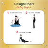 a woman in a black dress is doing yoga