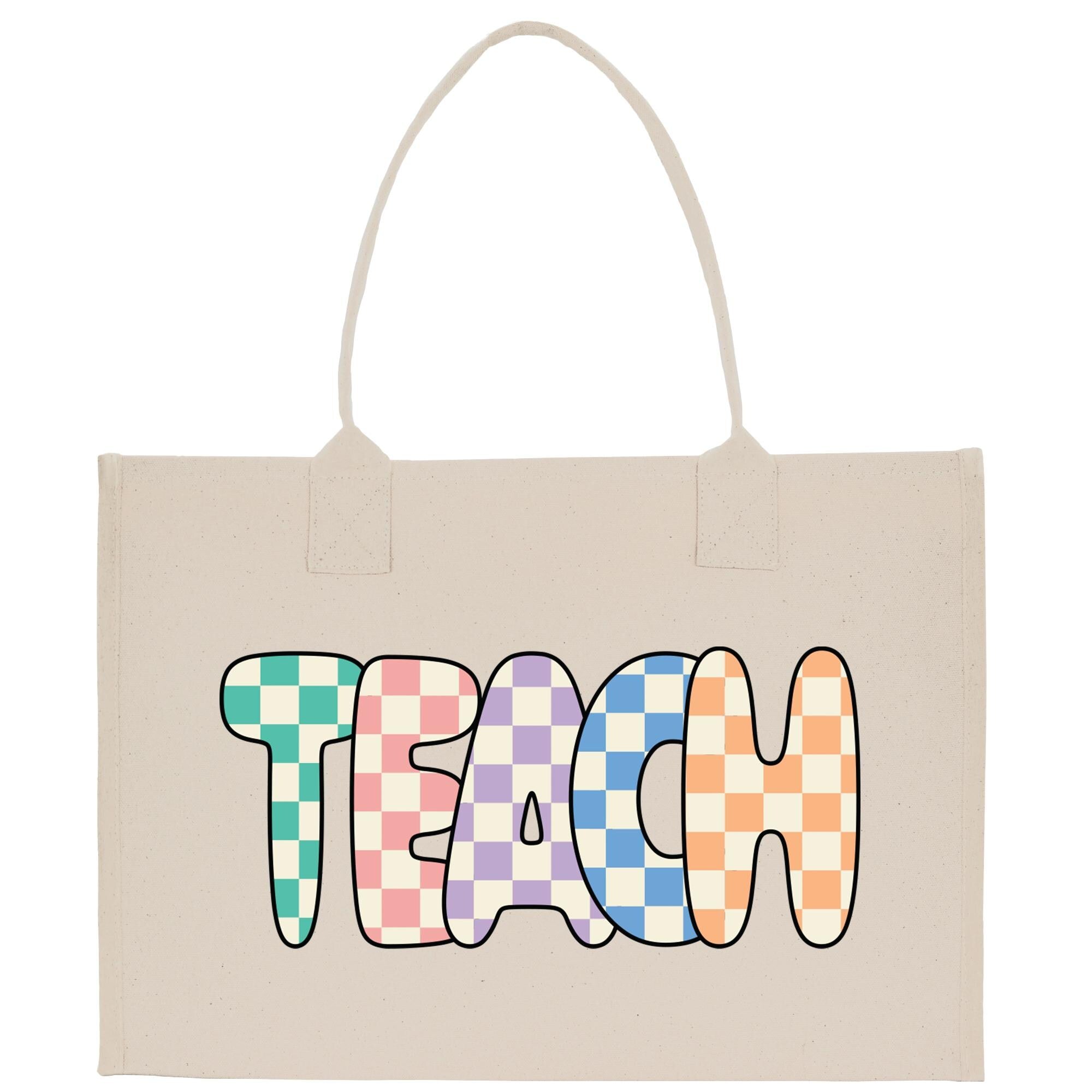 a tote bag with the word heat printed on it