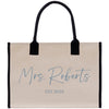 a tote bag with the name mrs roberts on it