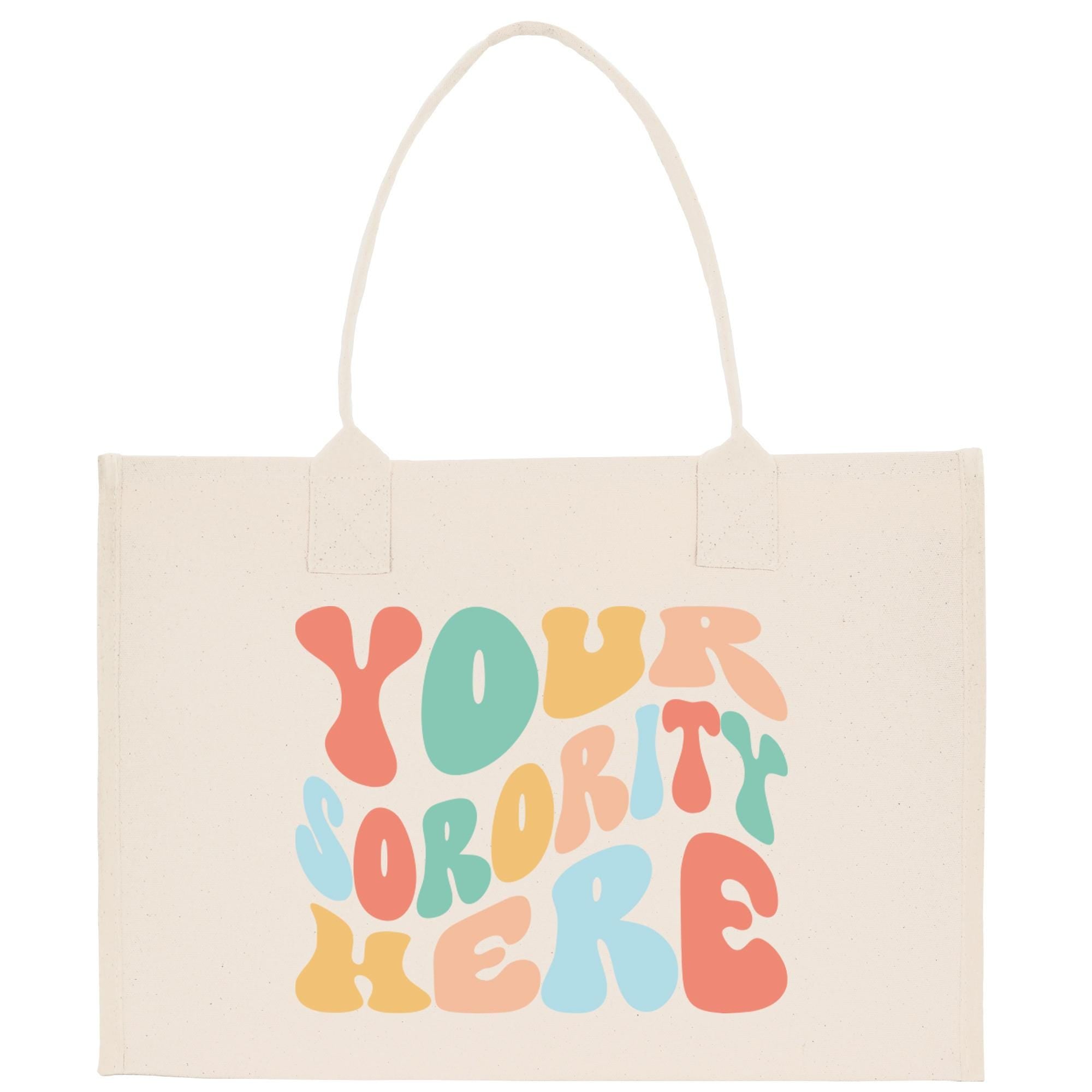a tote bag with the words your forty here printed on it