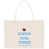 a shopping bag with a picture of a donut on it