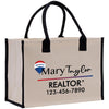 Realtor Tote Bag Personalized Business Tote Bag Custom Real Estate Agent Gift Bulk Business Logo Realtor Swag Real Estate Tote Bag (RET1057)