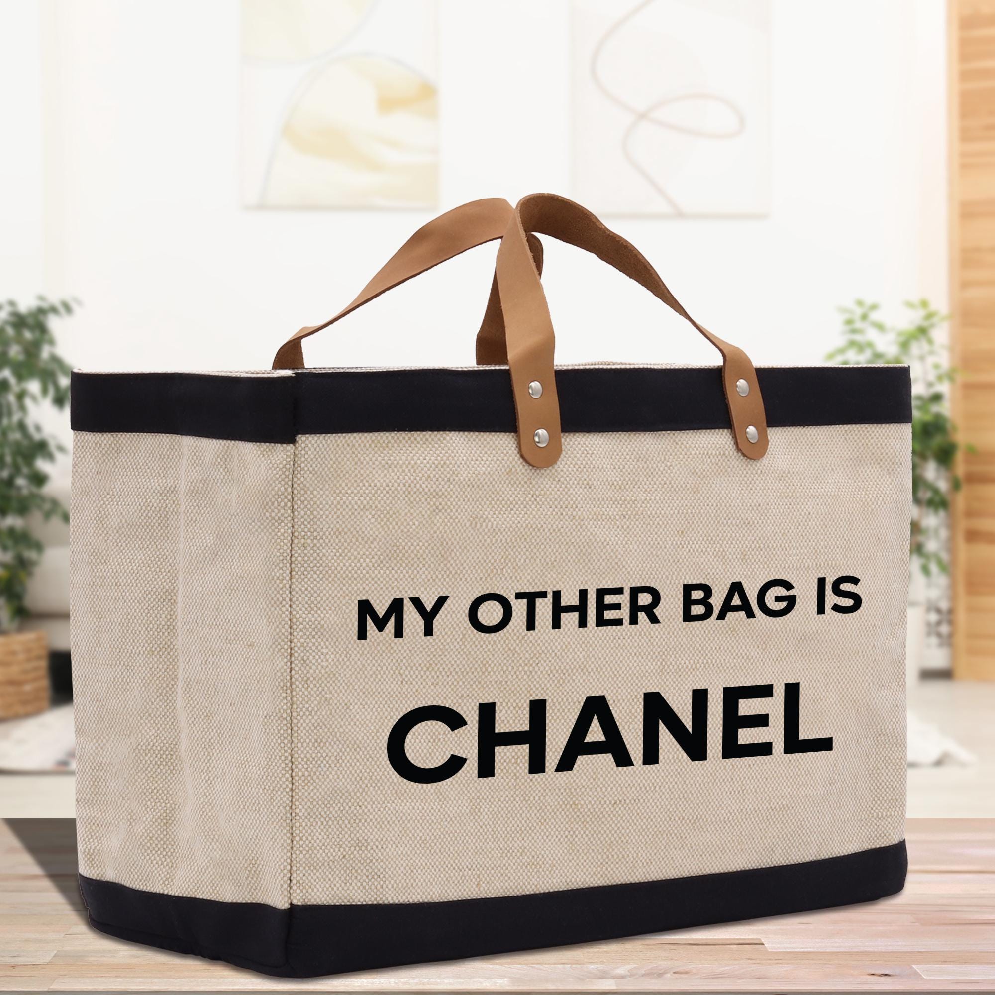 a bag that says, my other bag is chanel