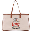 a white bag with a brown handle that says if you can't stand the