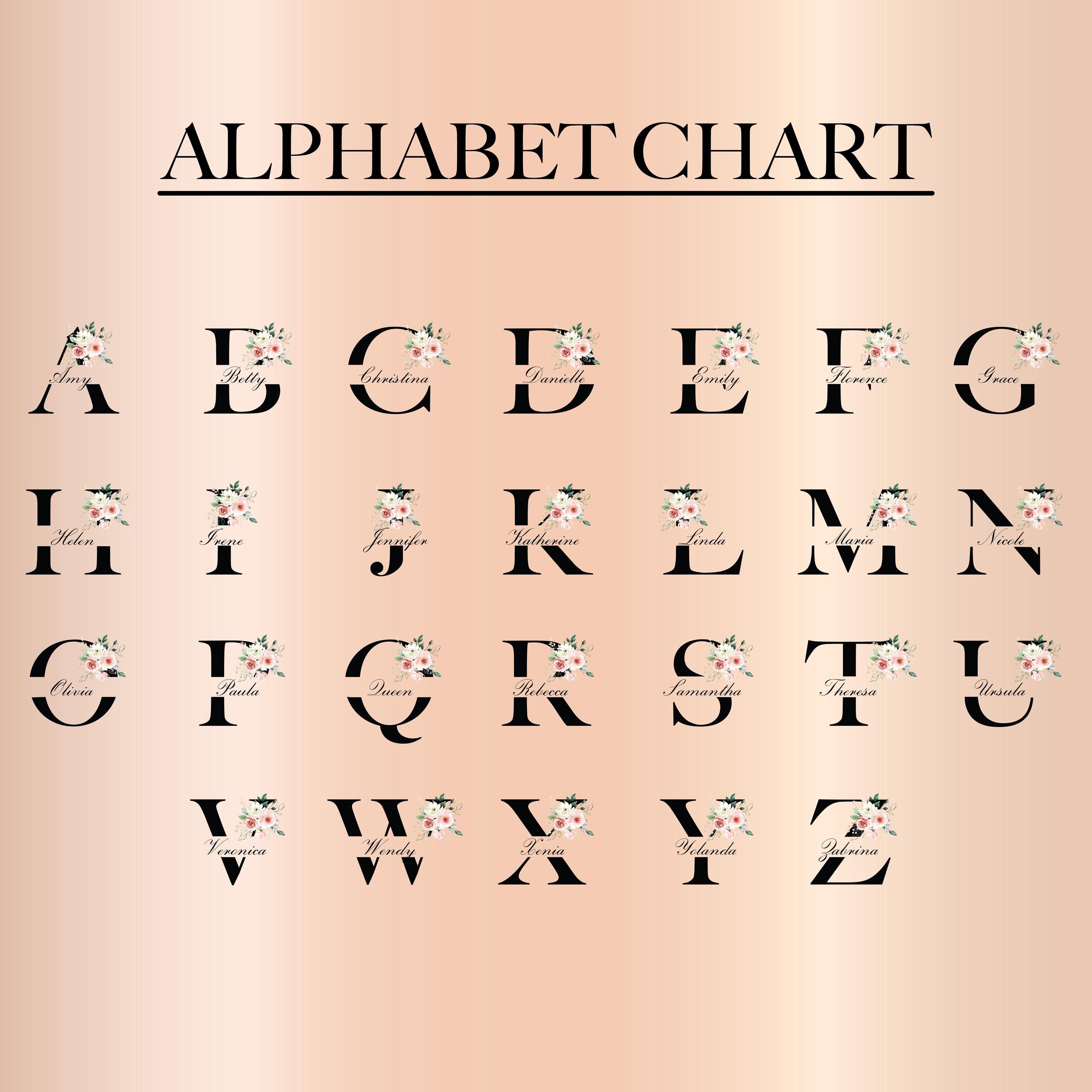 a font that is in the shape of a flower