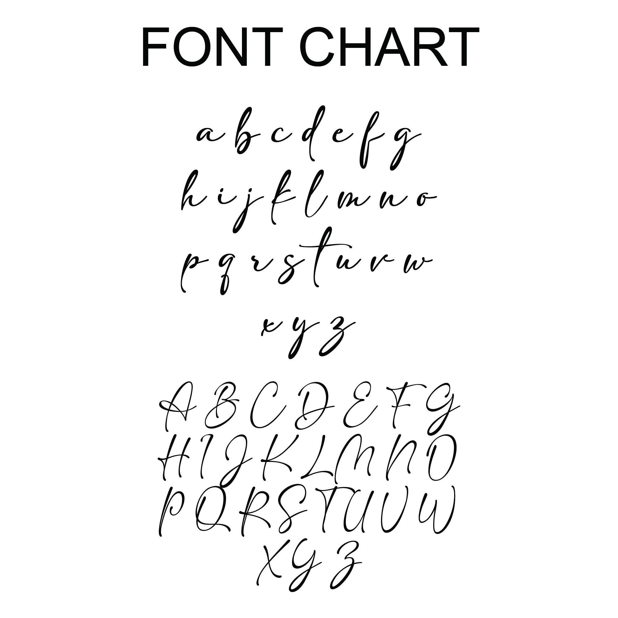 a handwritten font with a black and white background