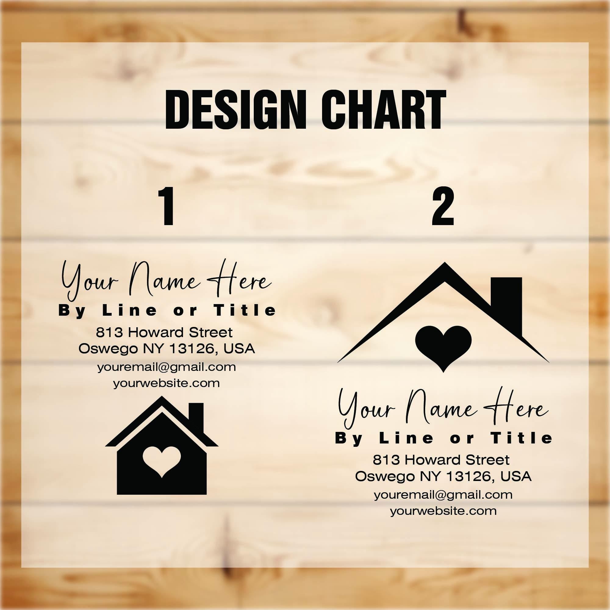 a wooden sign with a house and a heart on it