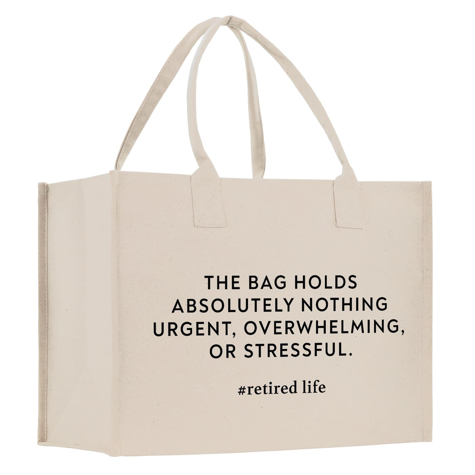 a white bag with a quote on it