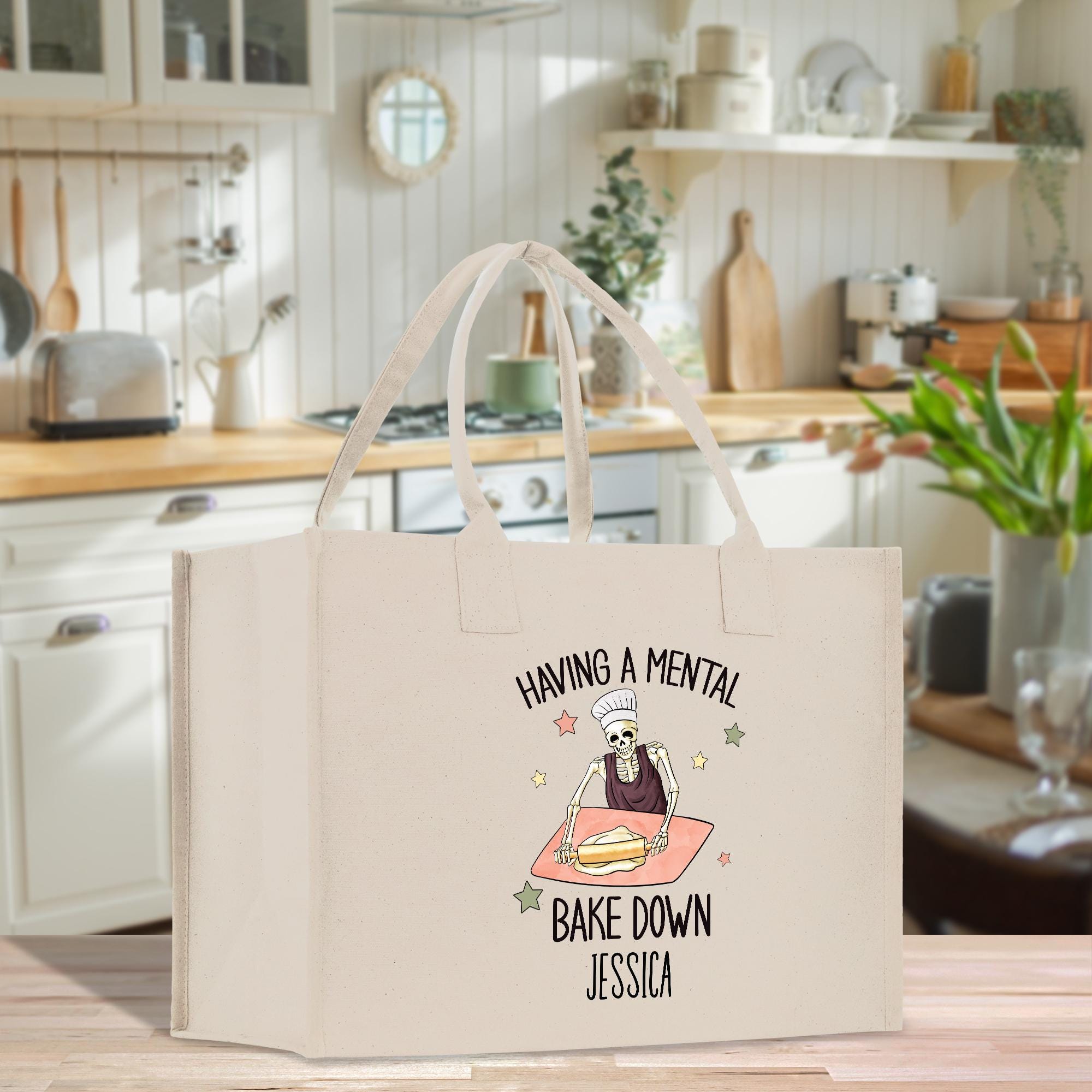 a bag that says having a mental bake down sushi