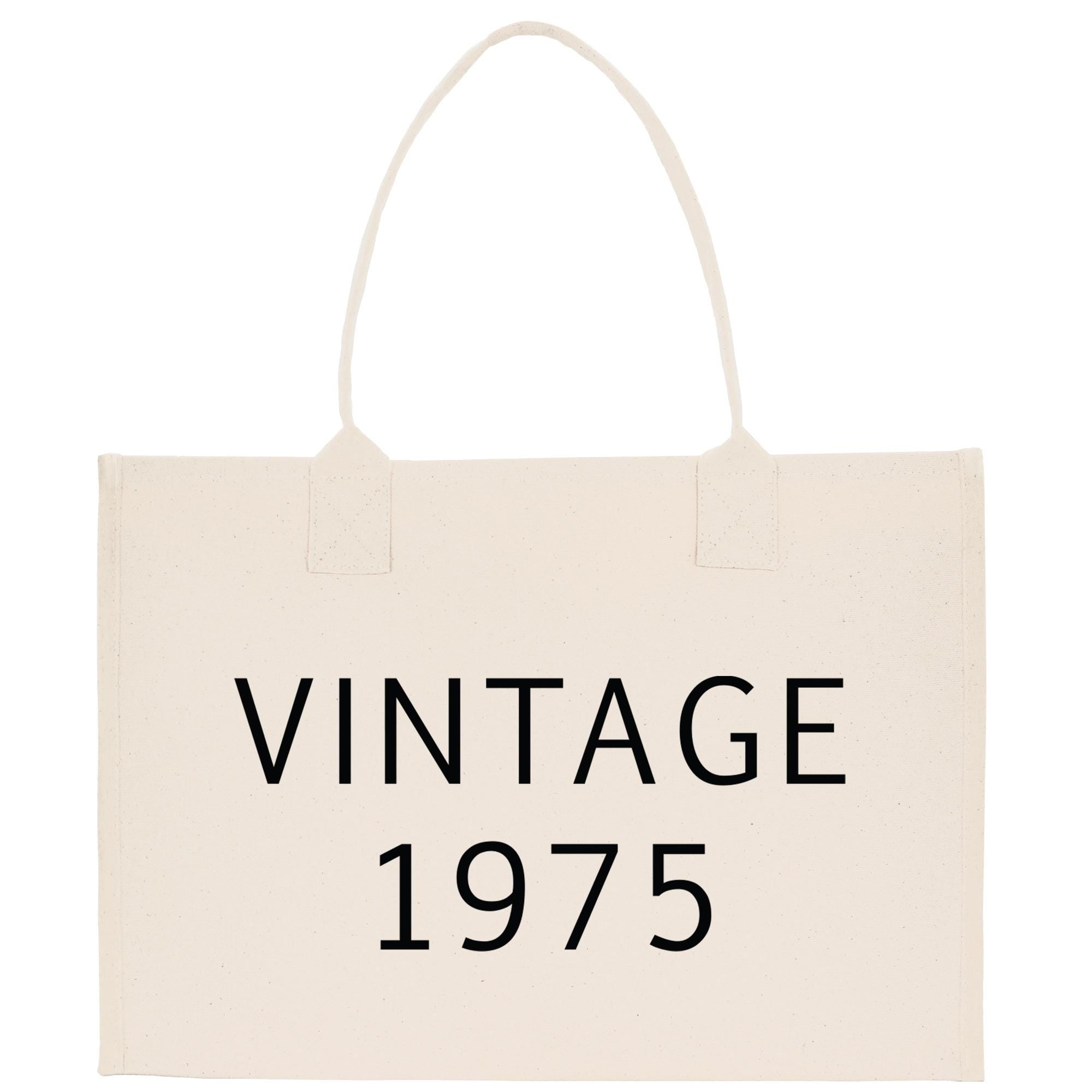 a white bag with a black print on it