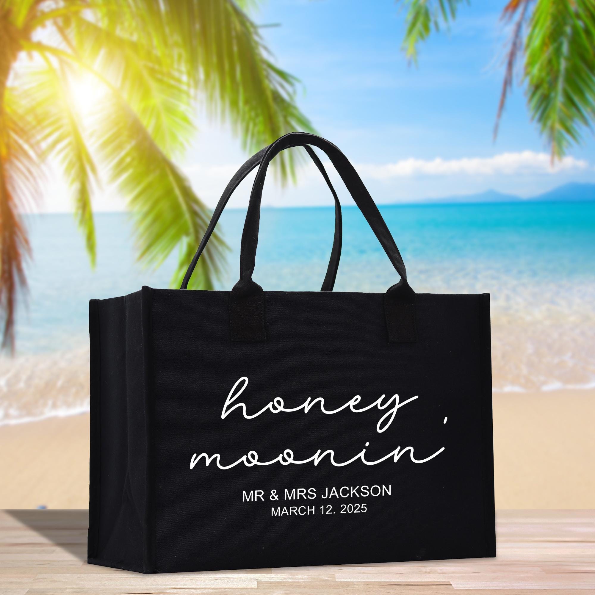 a black bag sitting on top of a wooden table
