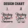 a graphic of hockey mom and hockey mom