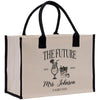 a tote bag with a picture of a glass of wine on it