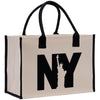 a new york bag with the statue of liberty on it