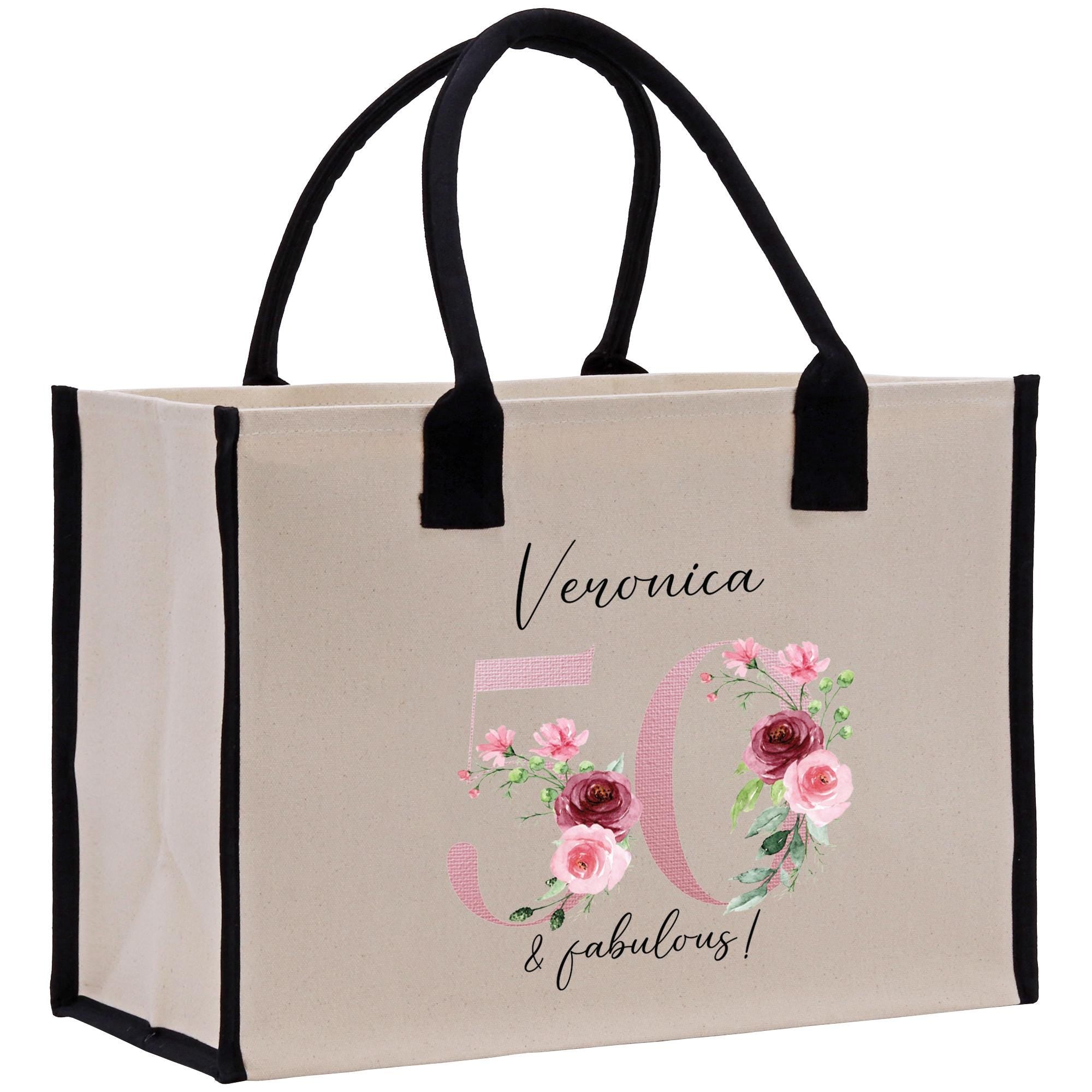 a bag with a floral design on it