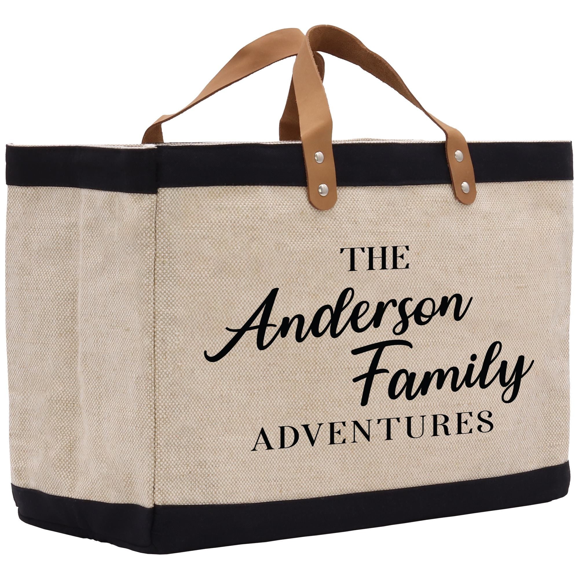 the anderson family adventures canvas tote bag