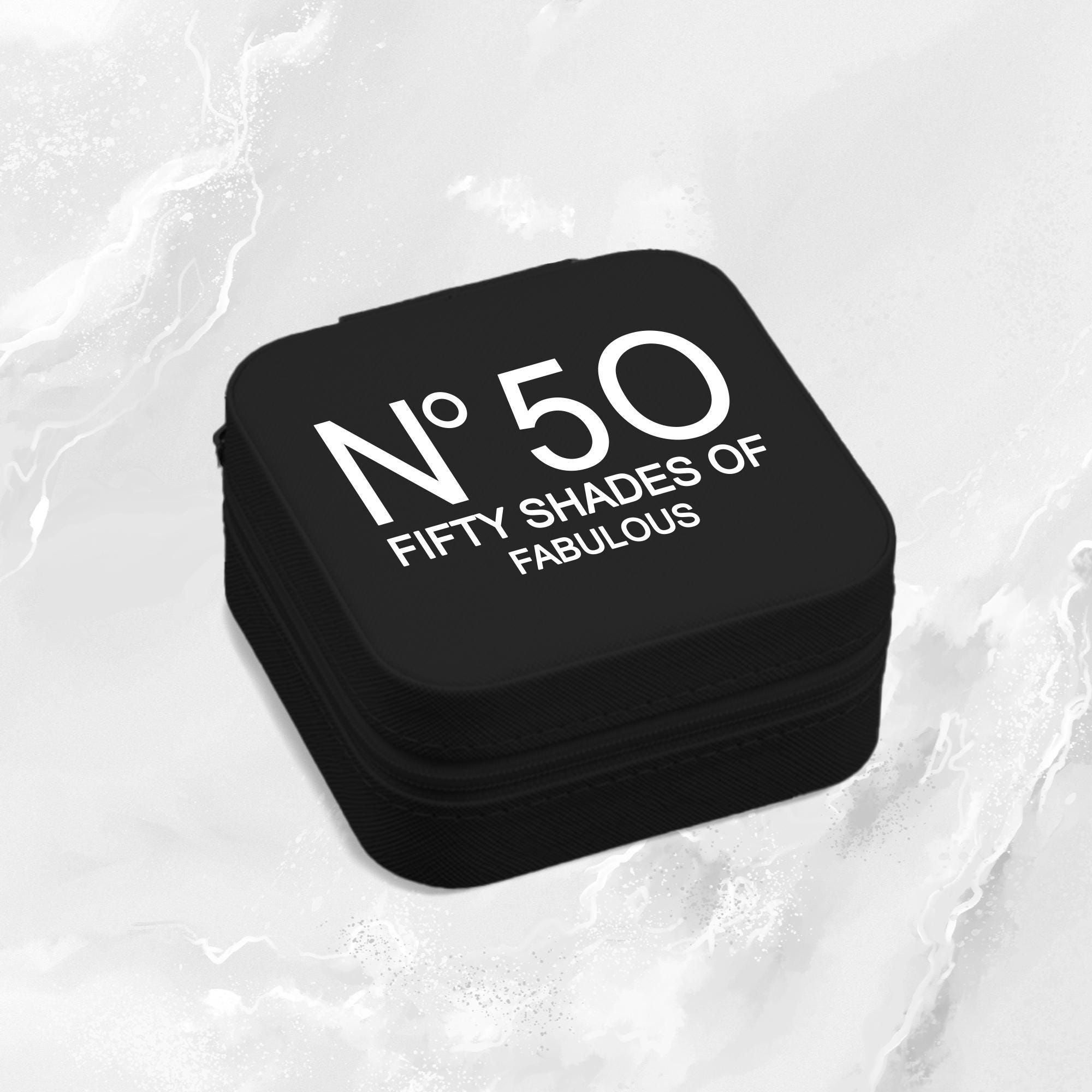 a black box with a fifty shades of fabulous written on it