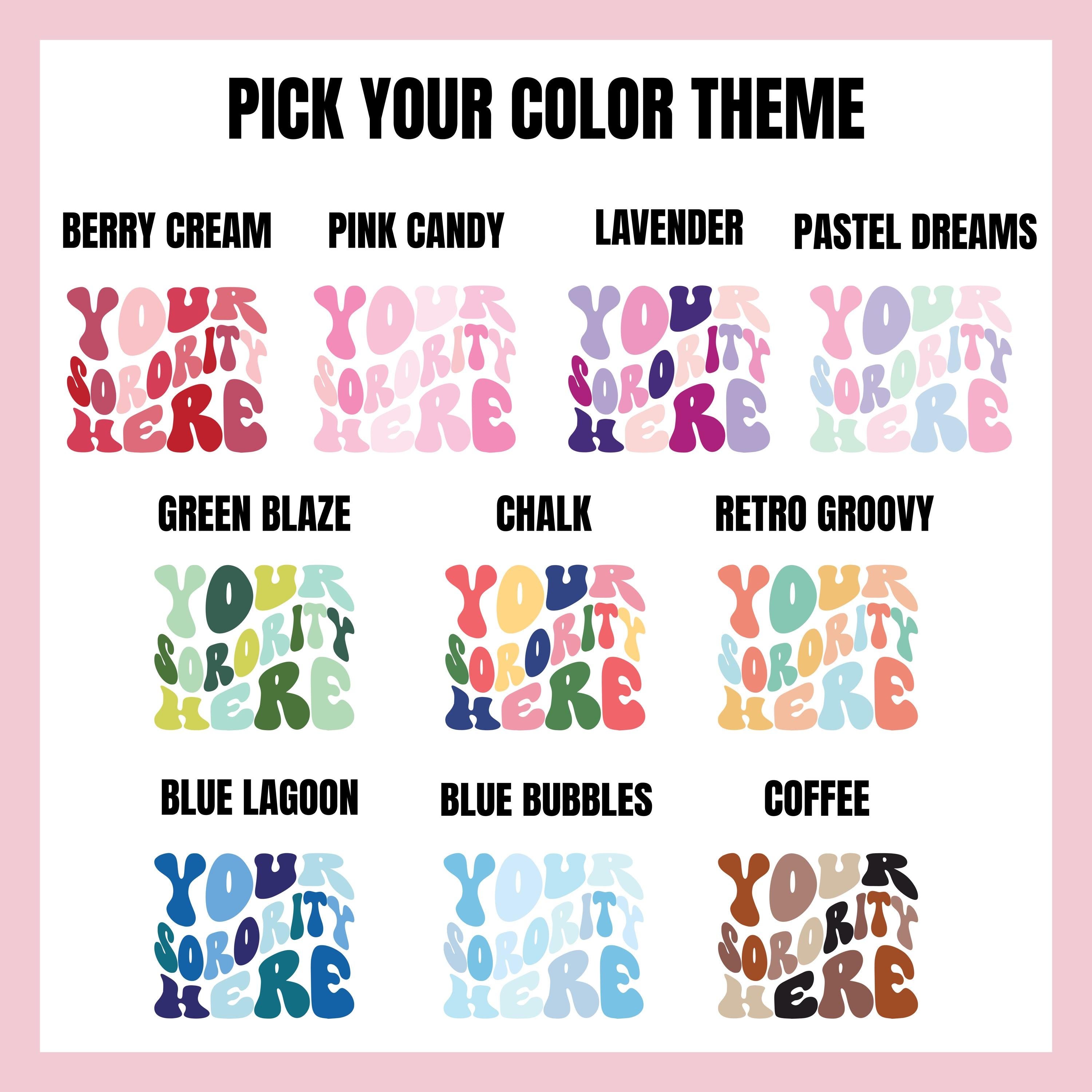 a poster with the words pick your color theme