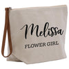 a canvas bag with a name on it