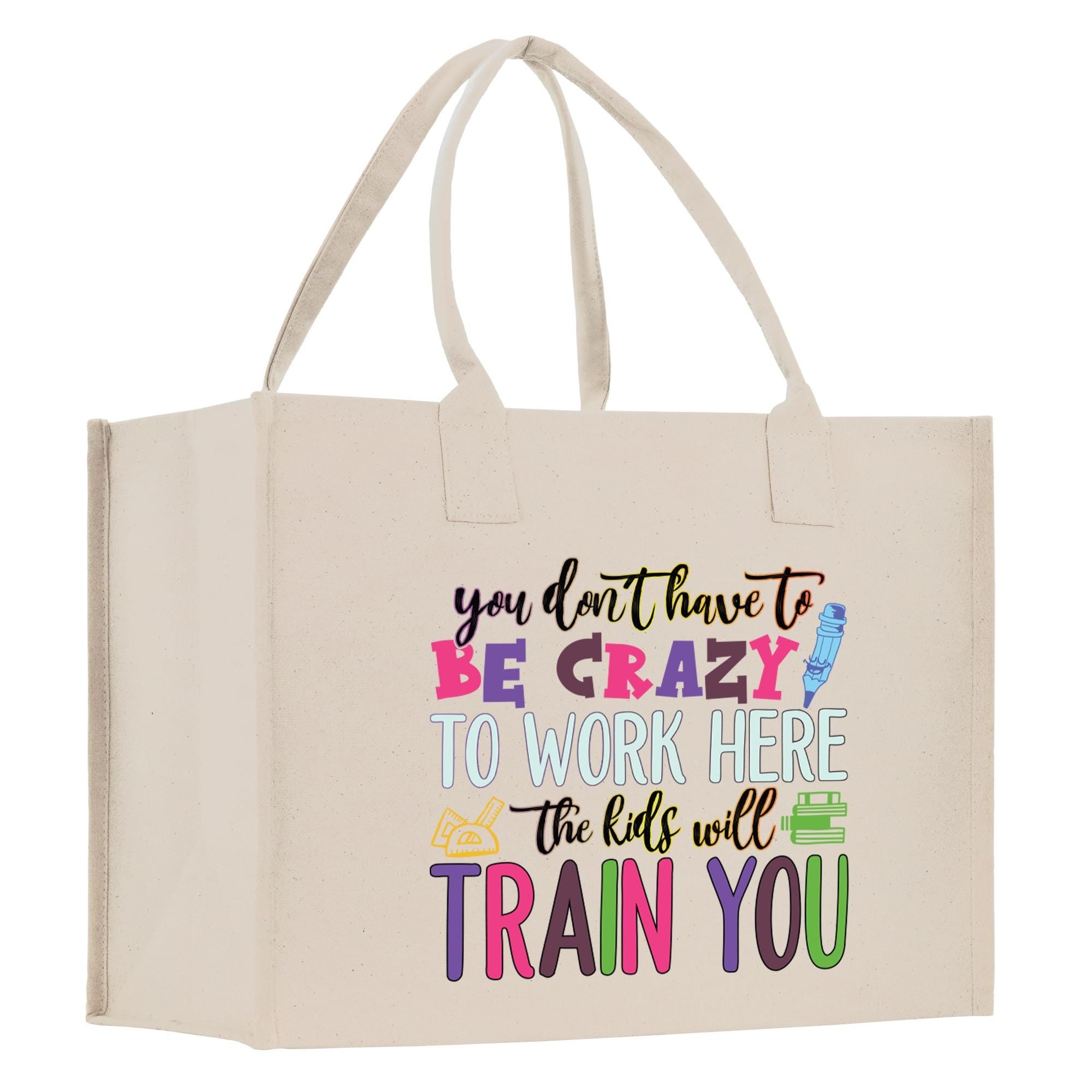 a bag with a quote on it that says you don&#39;t have to be