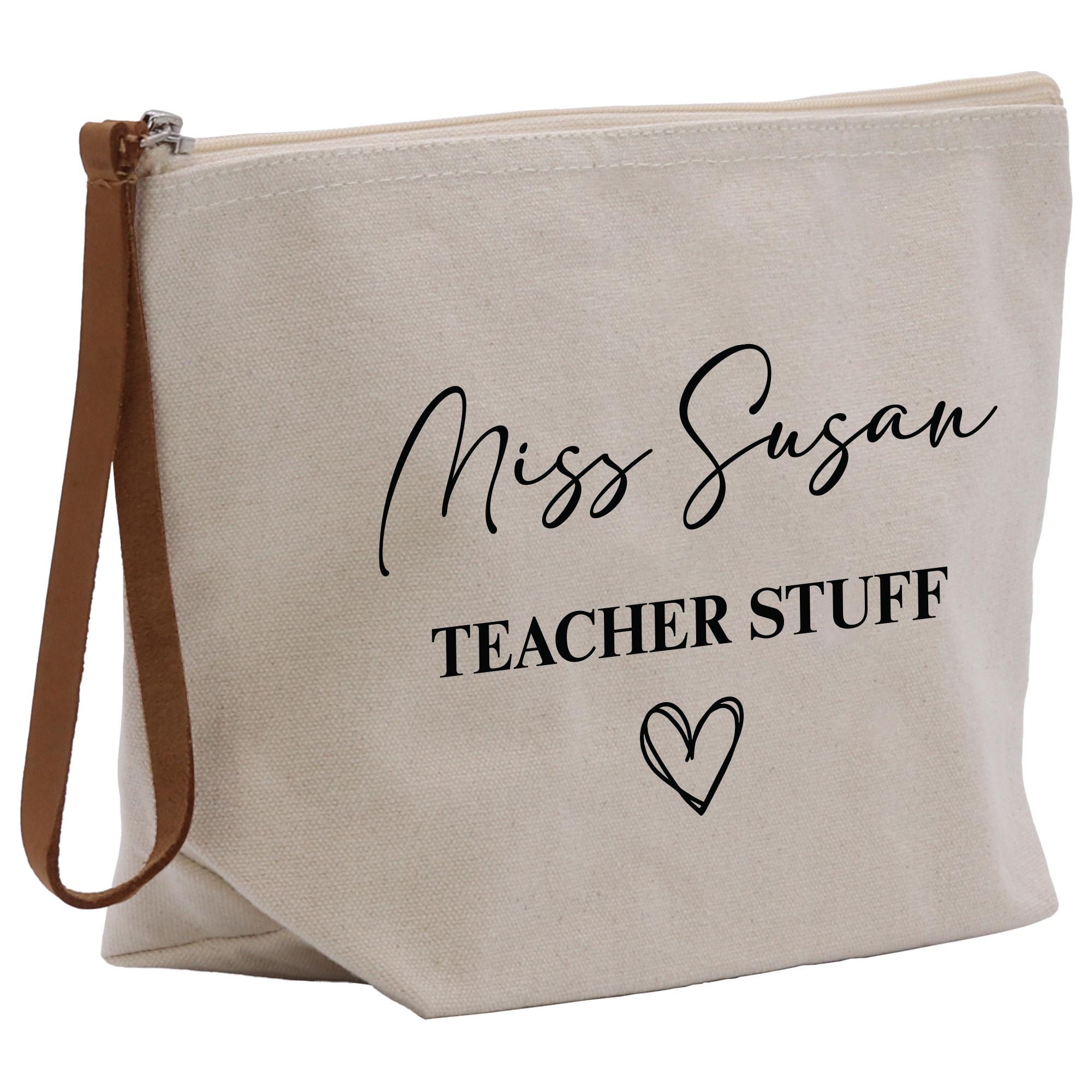 a canvas bag with a message on it