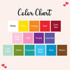 the color chart for a baby girl's nursery room