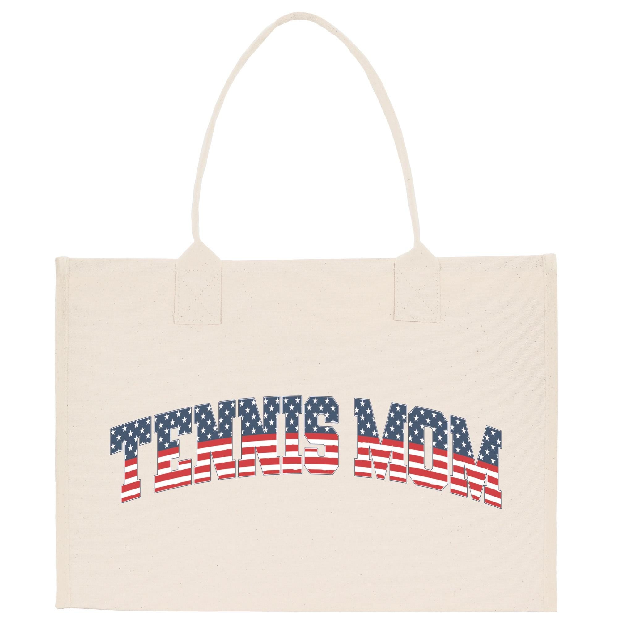 a tote bag with the word thinkin mom printed on it