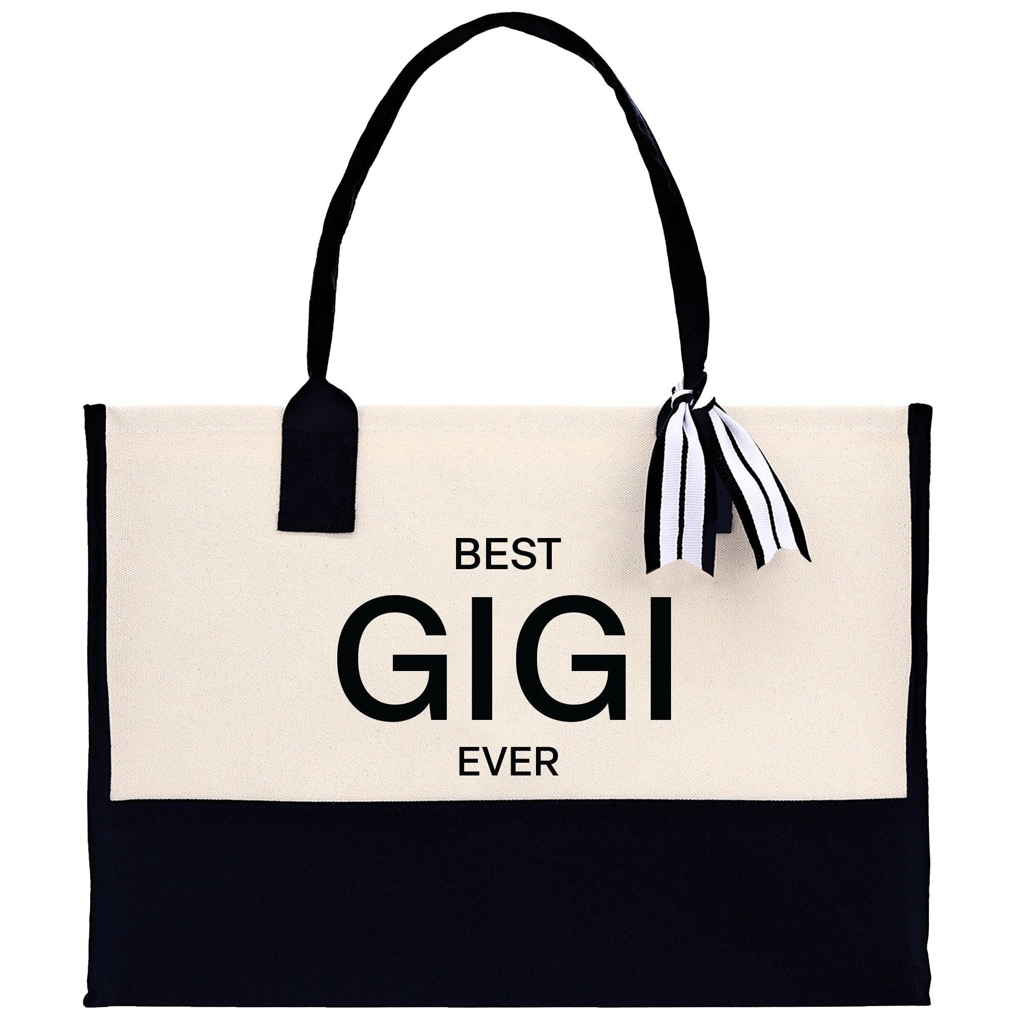 a black and white bag with the words best gig ever