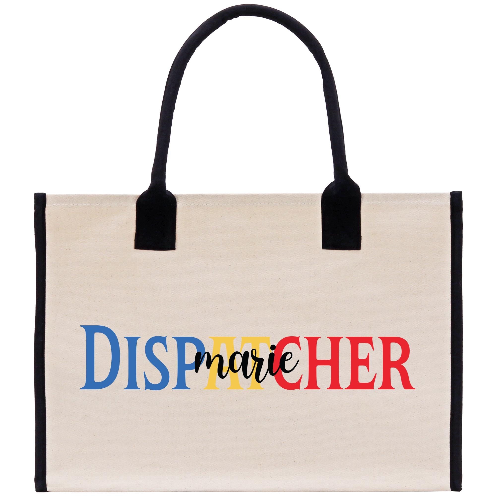 a white bag with a black handle that says displacer