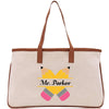a bag with a picture of a pair of feet on it