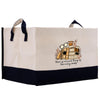 a bag with a picture of a bus on it