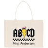 a tote bag with a picture of a lightning bolt