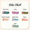 the color chart for a baby girl's name