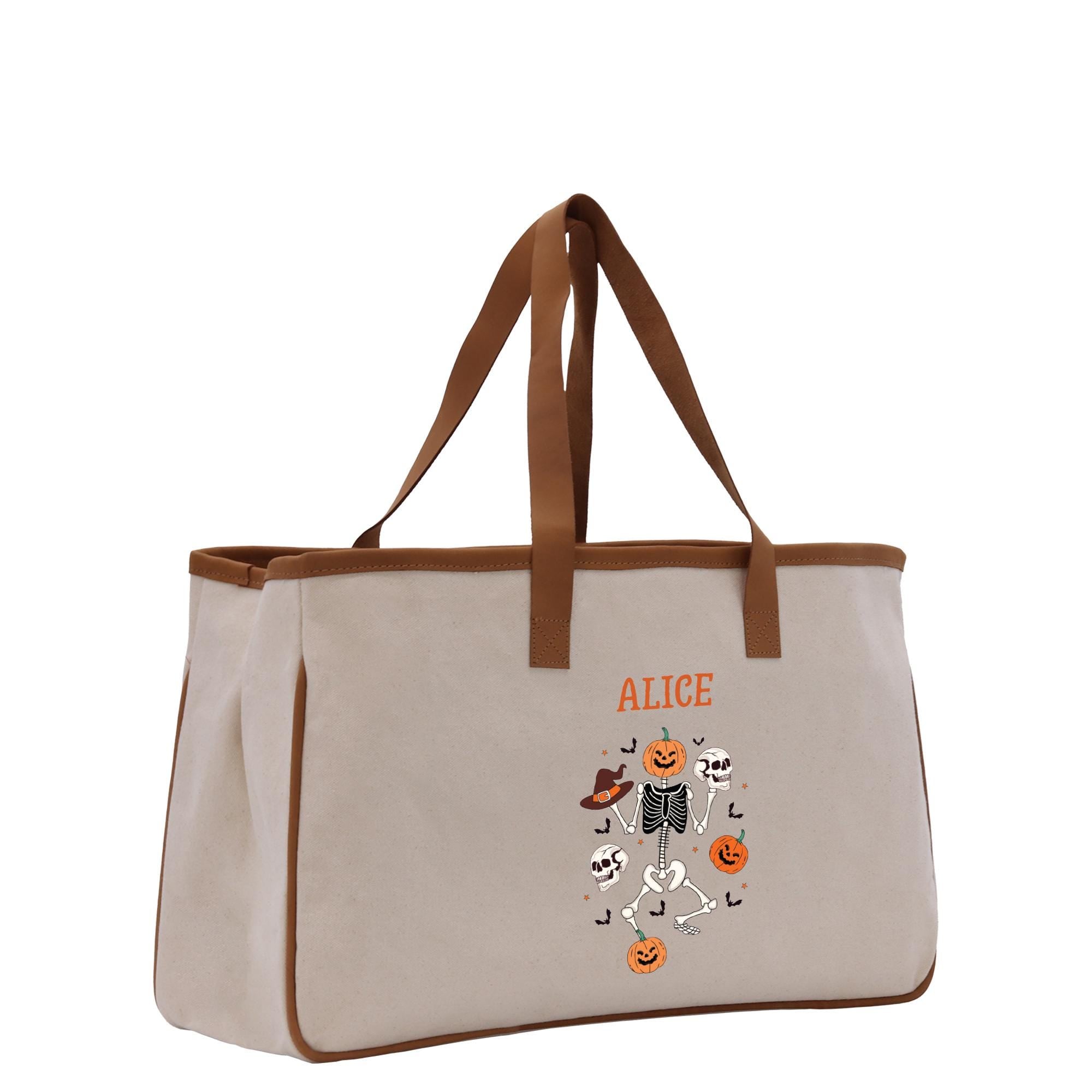a bag with a picture of a cat and a dog on it