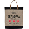 this grandma belongs to ruby and john peter tote bag