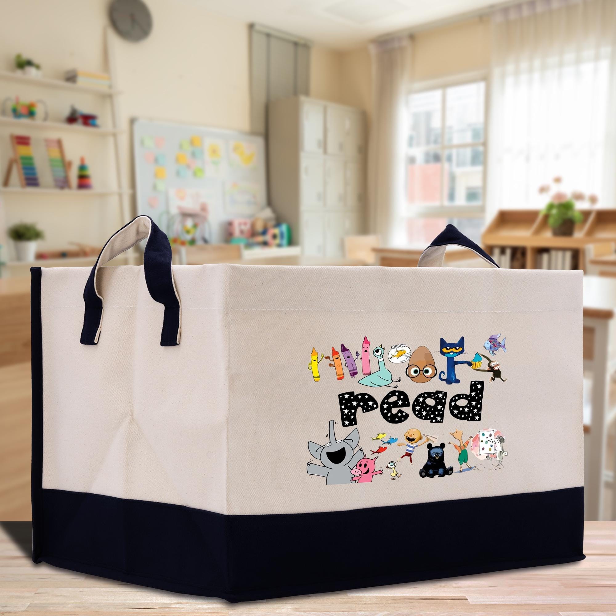 a bag with a picture of a dog on it