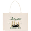 a white bag with the words margarite real estate agent on it