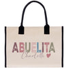 a bag with the word abuella charlotte printed on it