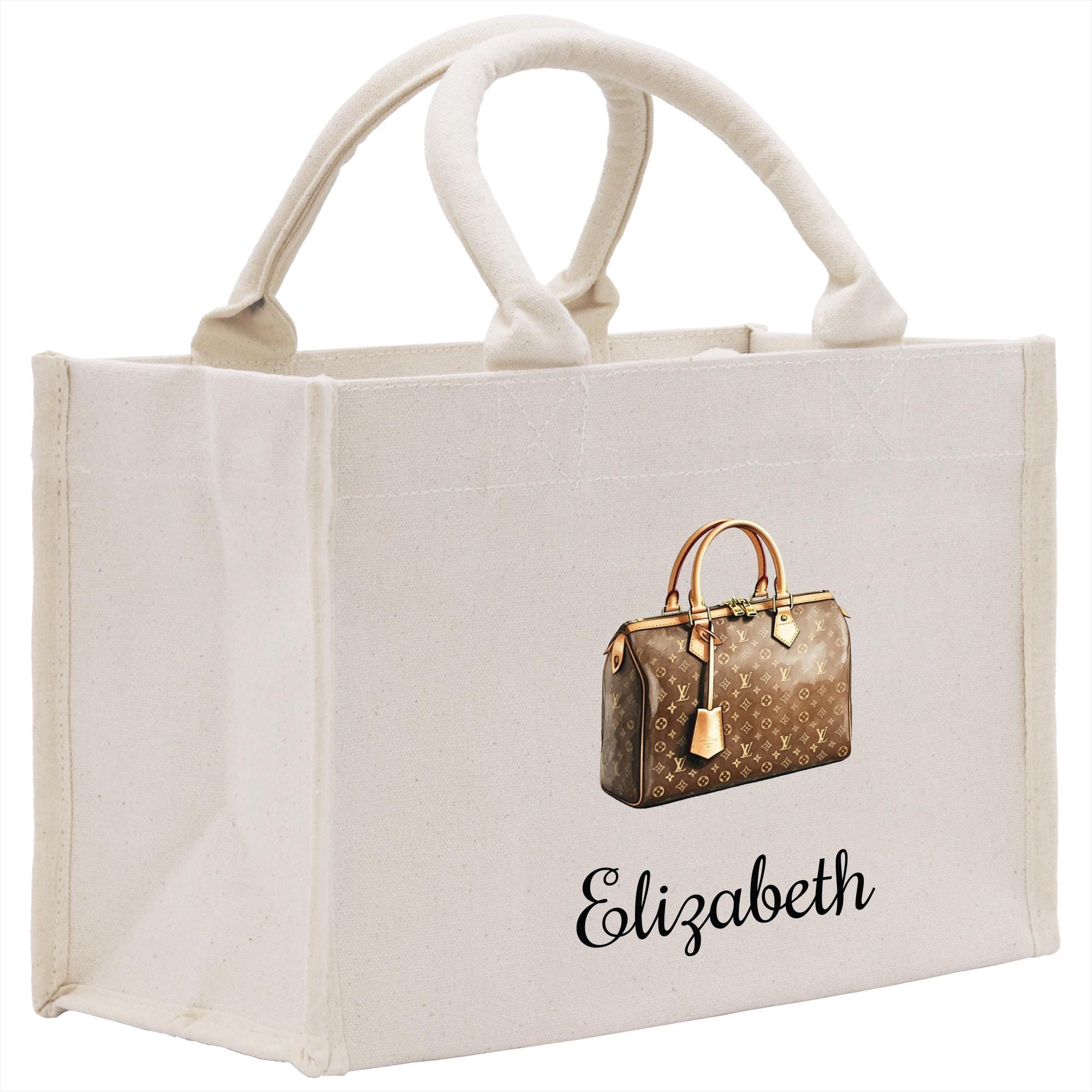 a bag with a picture of a handbag on it
