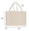 With God All Things Are Possible Religious Christian Cotton Canvas Tote Bag For Women  Gifts Church Bible Bag Gift For Mother (CTT1007)